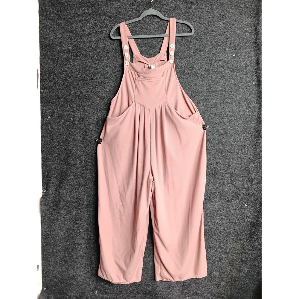 Halara Adjustable Strap Wide Leg Overall Jumpsuit Size 1X